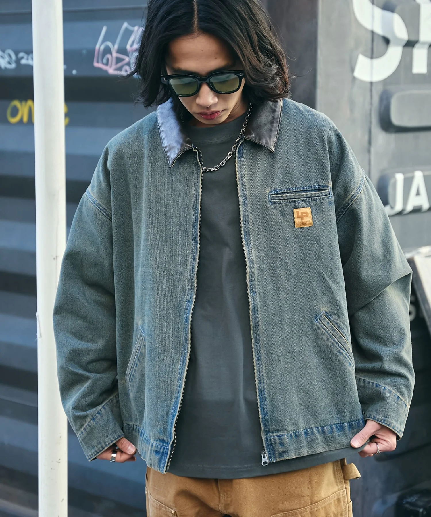 ワーカーズデニムZIPジャケット - Image 11