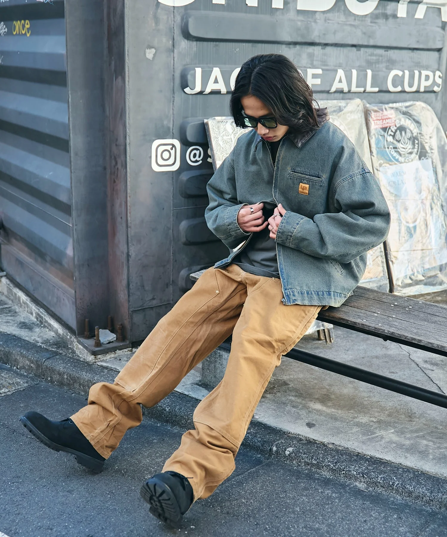 ワーカーズデニムZIPジャケット - Image 3
