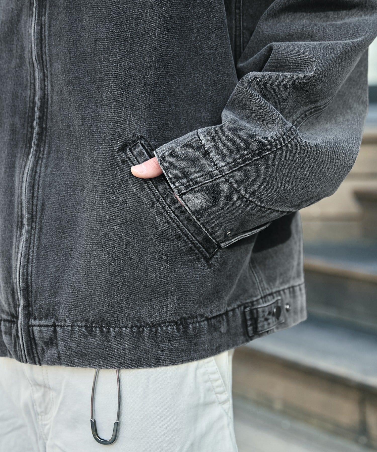 ワーカーズデニムZIPジャケット - Image 8