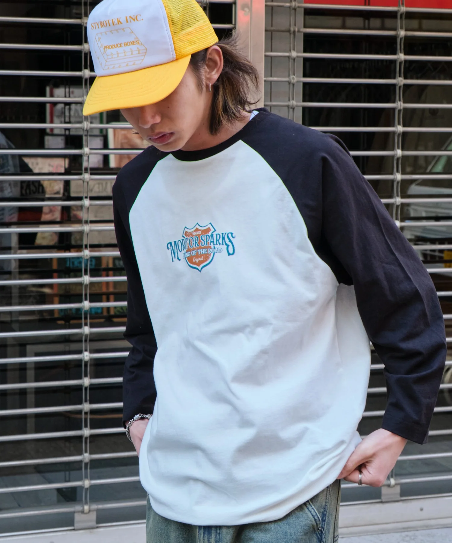 リラックスフィットグラフィックラグランT（7S） - Image 2