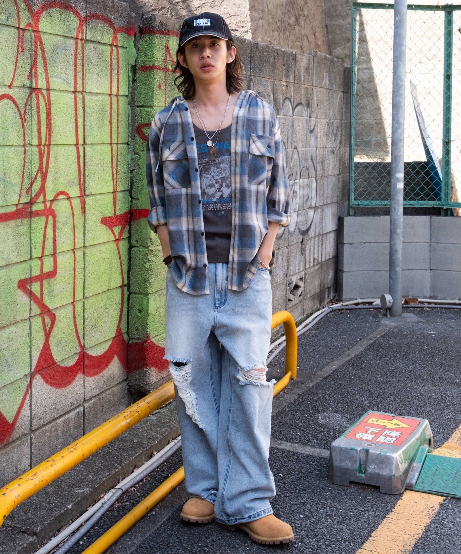 スーパーバギーダメージデニムパンツ - Image 11