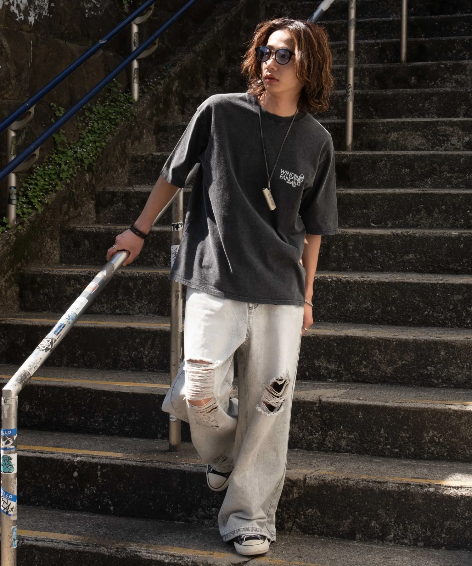 スーパーバギーダメージデニムパンツ - Image 12