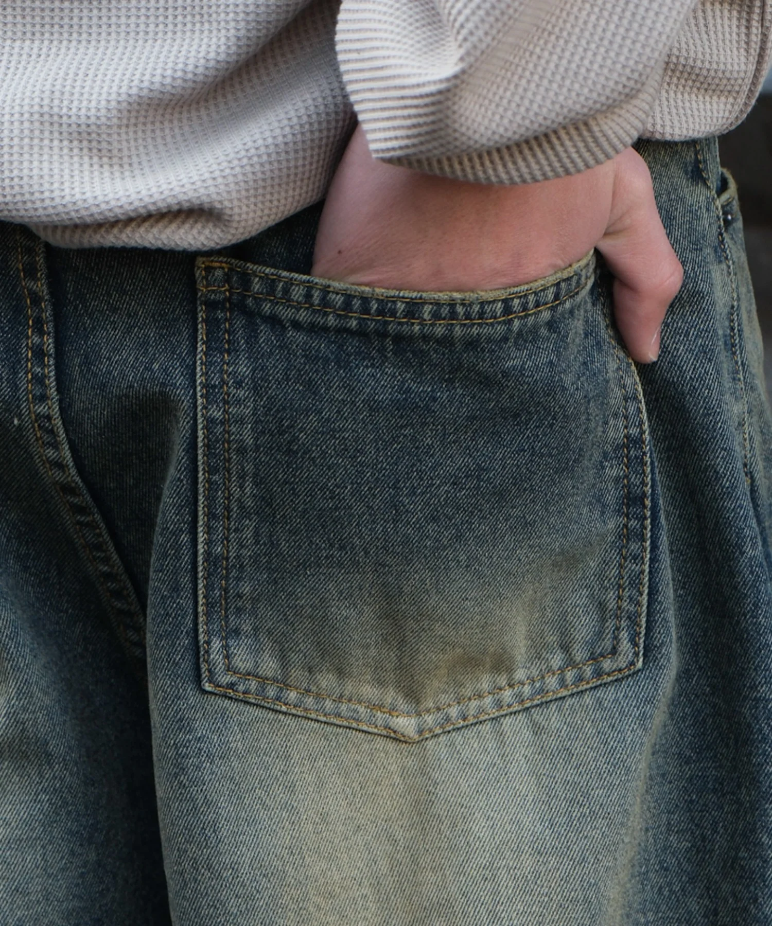 スーパーバギーダメージデニムパンツ - Image 14