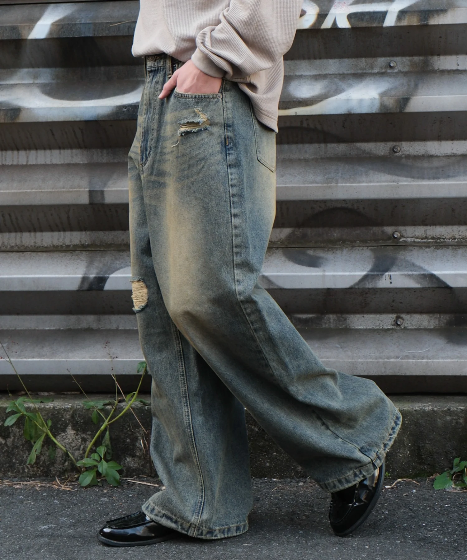 スーパーバギーダメージデニムパンツ - Image 18