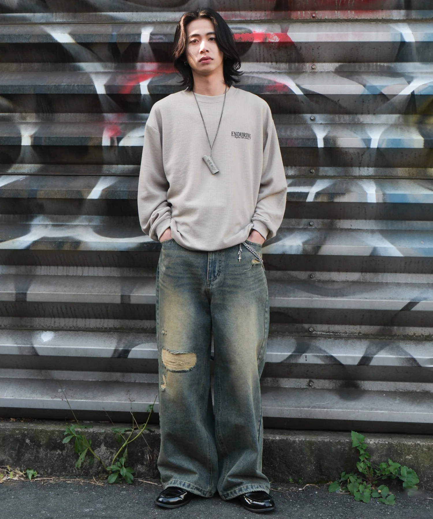 スーパーバギーダメージデニムパンツ - Image 21