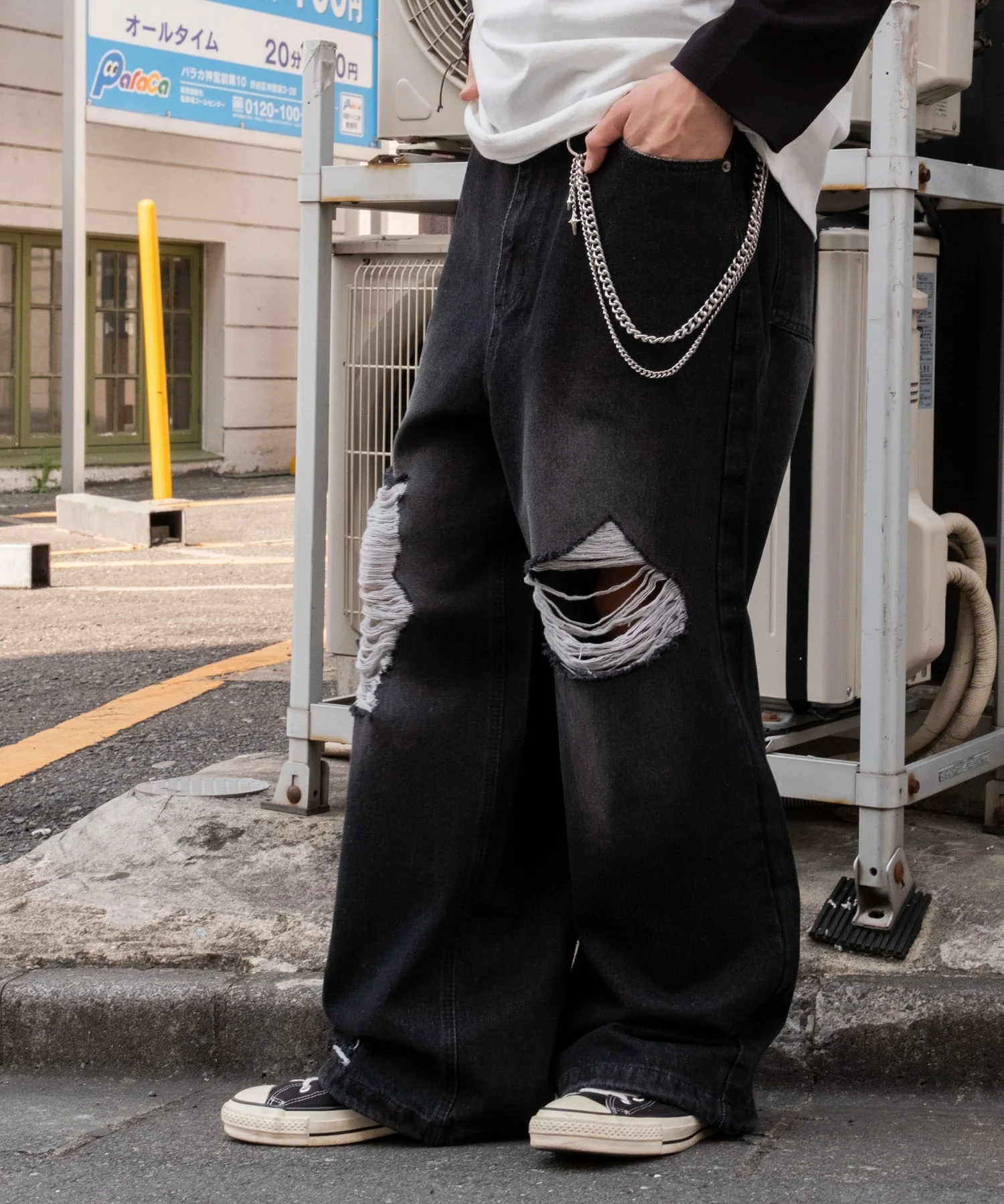 スーパーバギーダメージデニムパンツ - Image 35