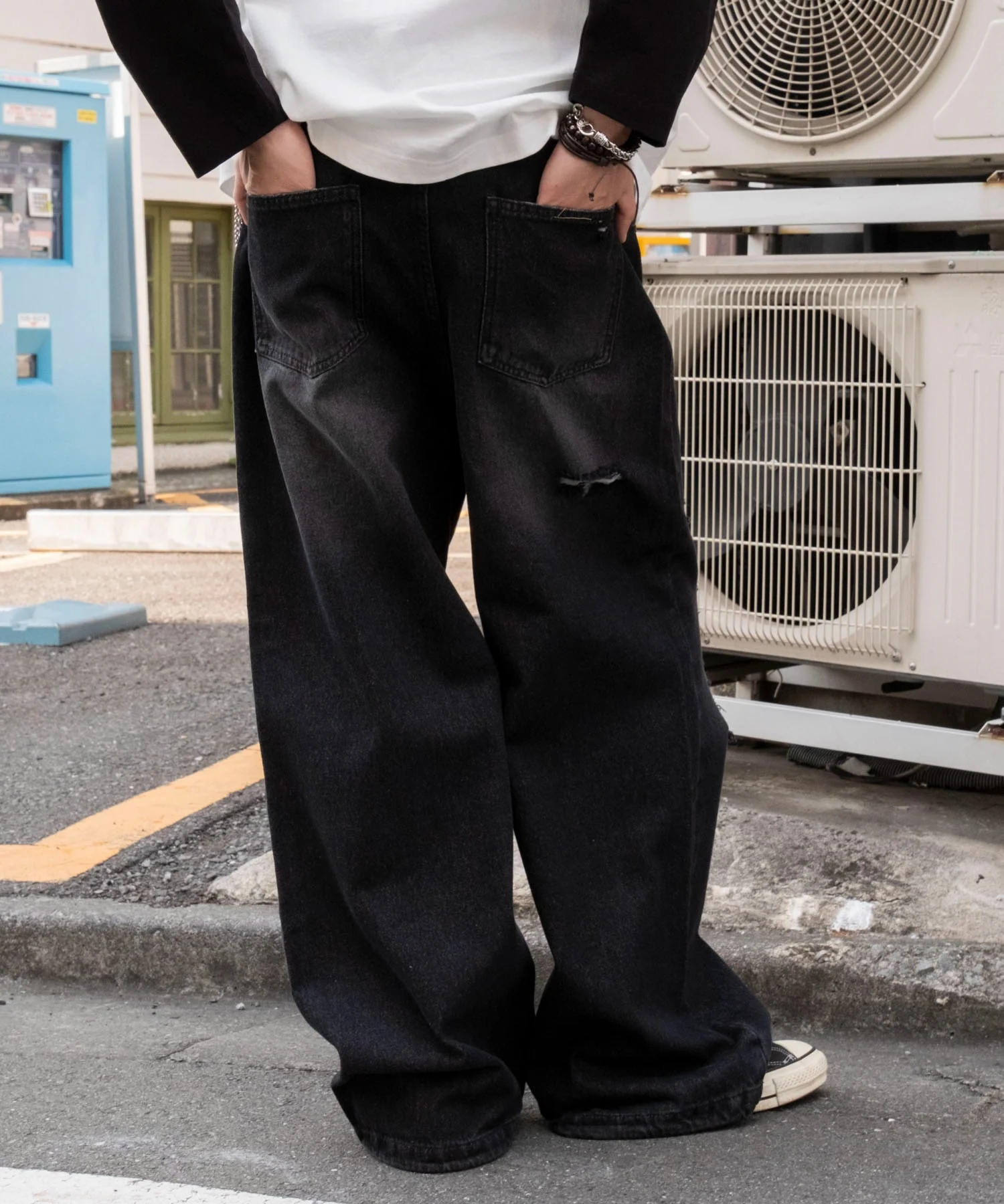 スーパーバギーダメージデニムパンツ - Image 36