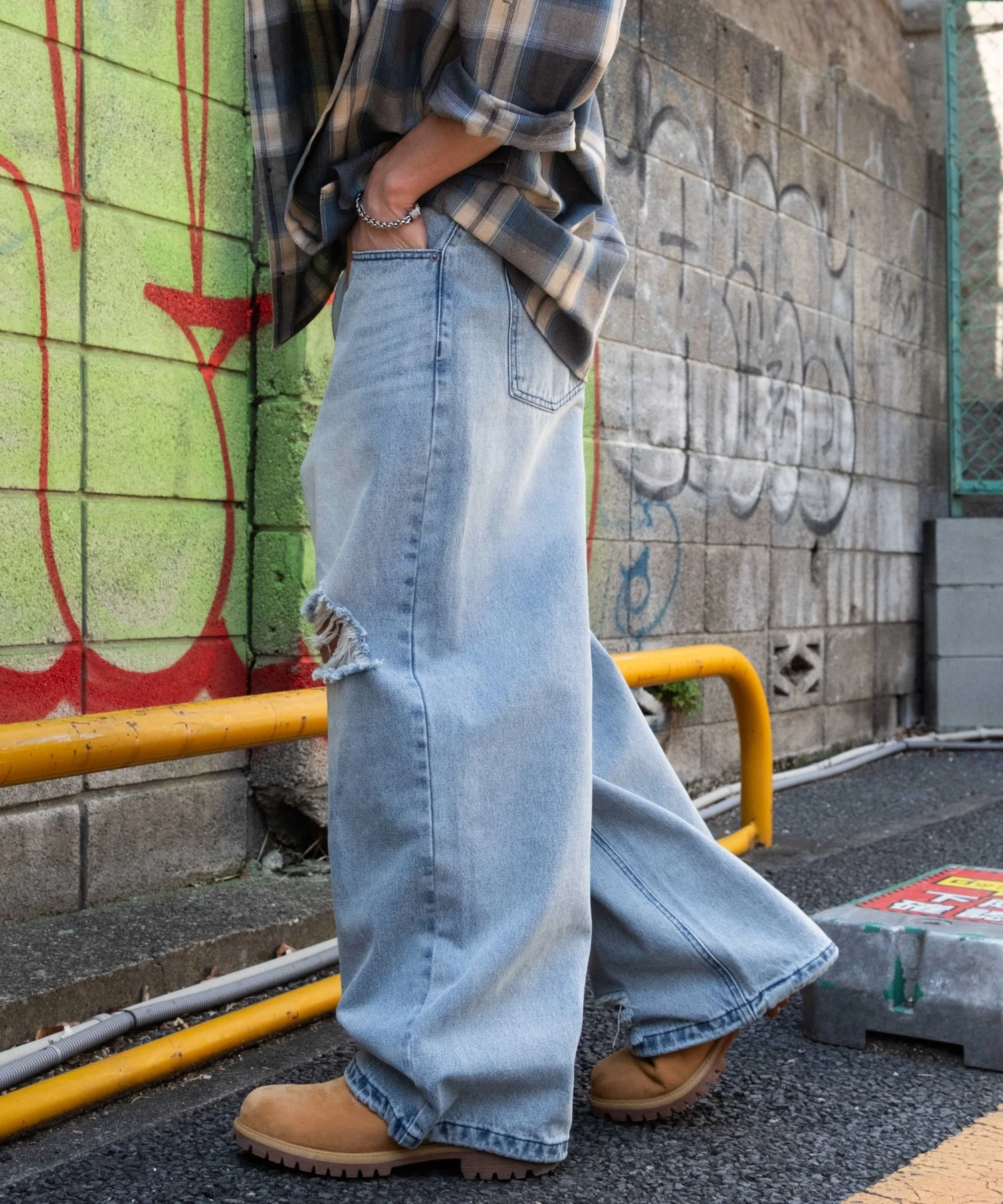 スーパーバギーダメージデニムパンツ - Image 39