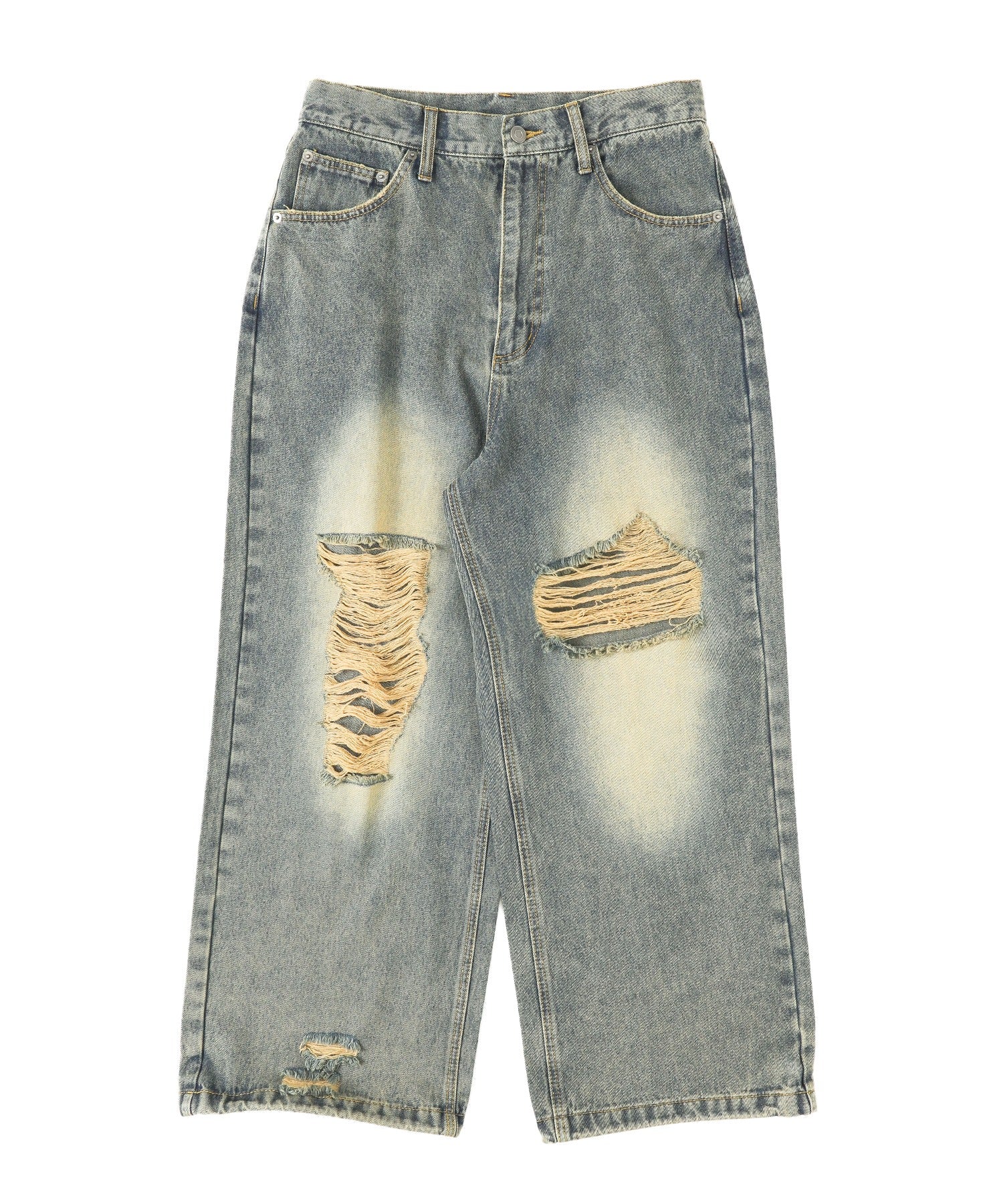 スーパーバギーダメージデニムパンツ - Image 54