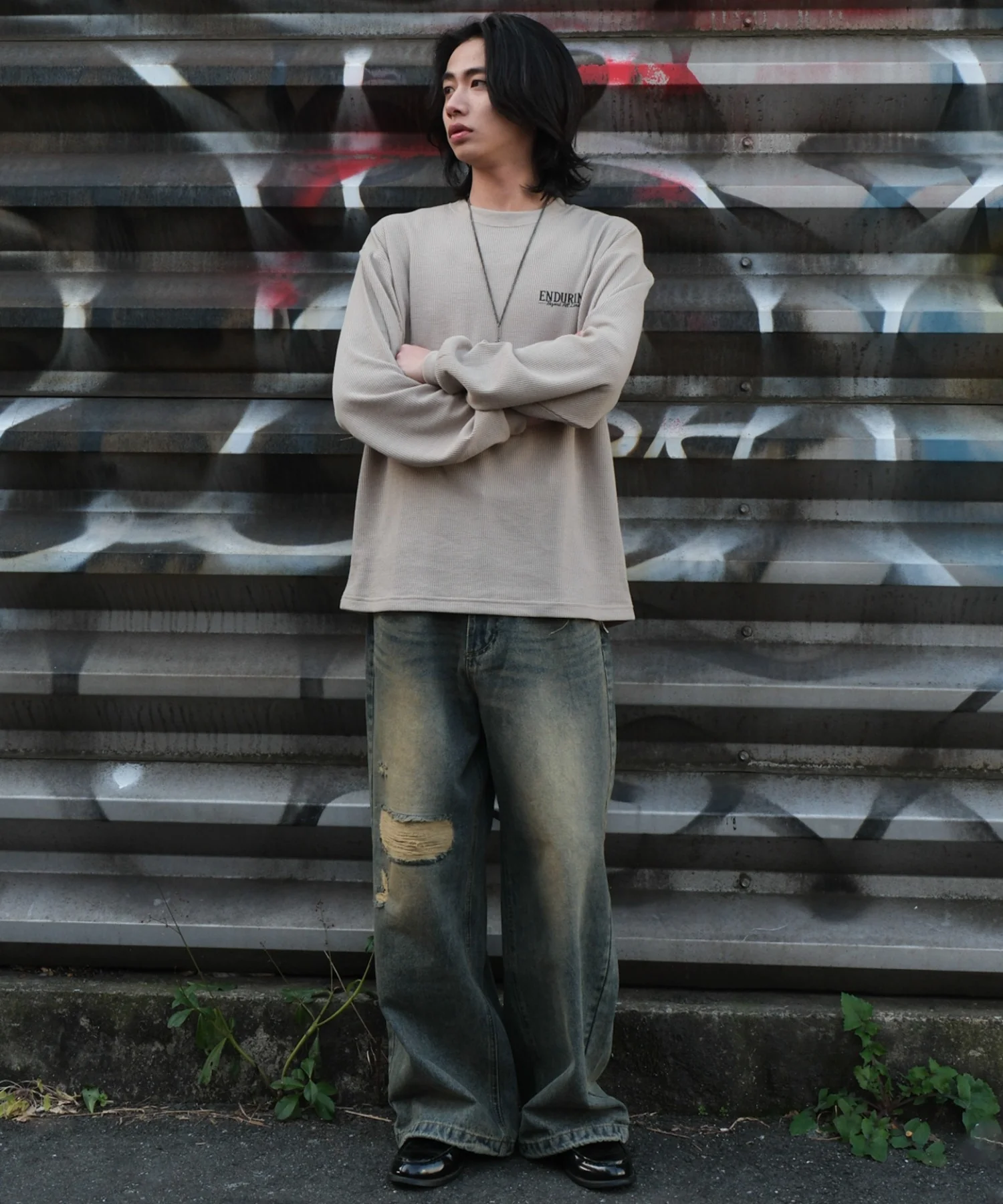 スーパーバギーダメージデニムパンツ - Image 7