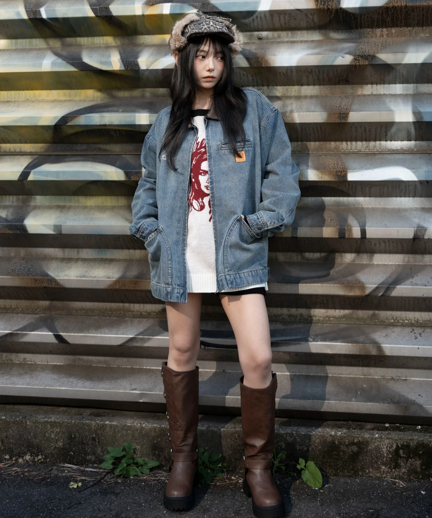 ワーカーズZIPデニムジャケット - Image 4