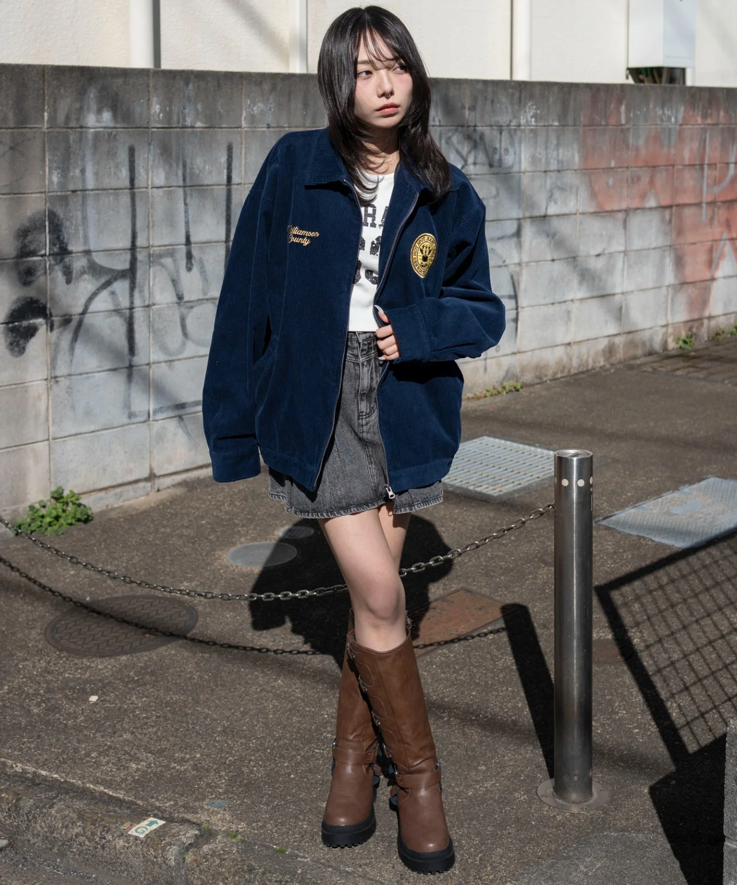 コーデュロイグラフィックジャケット - Image 25