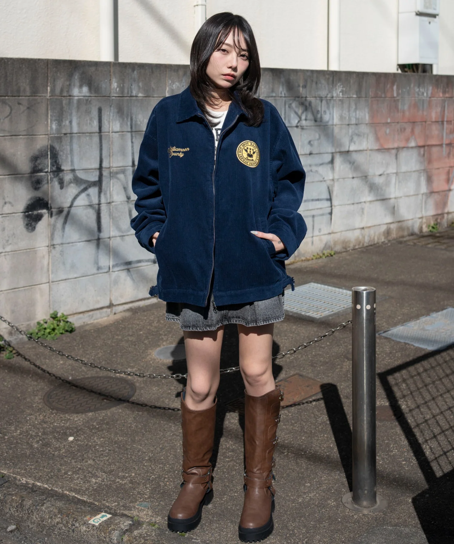 コーデュロイグラフィックジャケット - Image 3