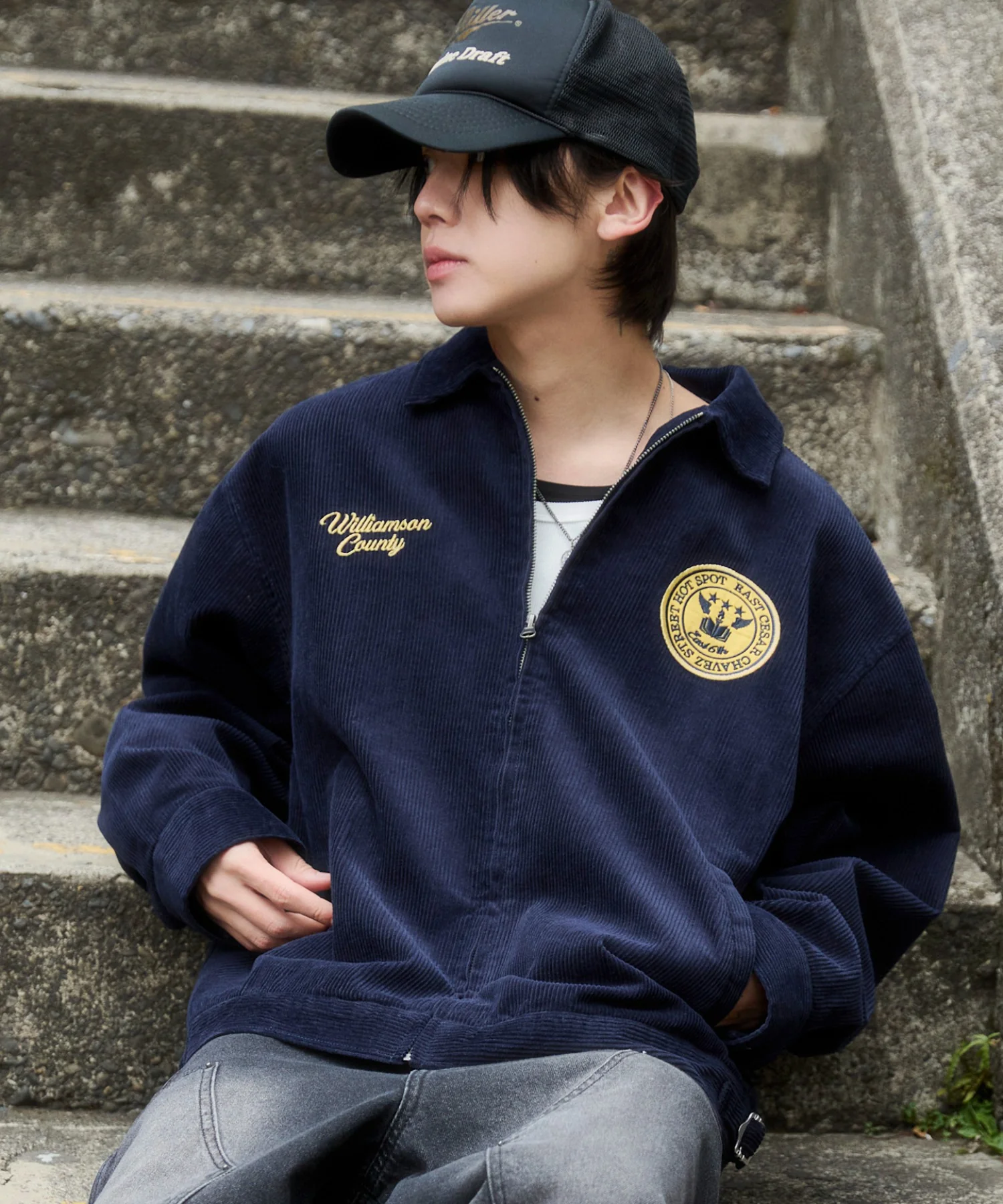 コーデュロイグラフィックジャケット - Image 5