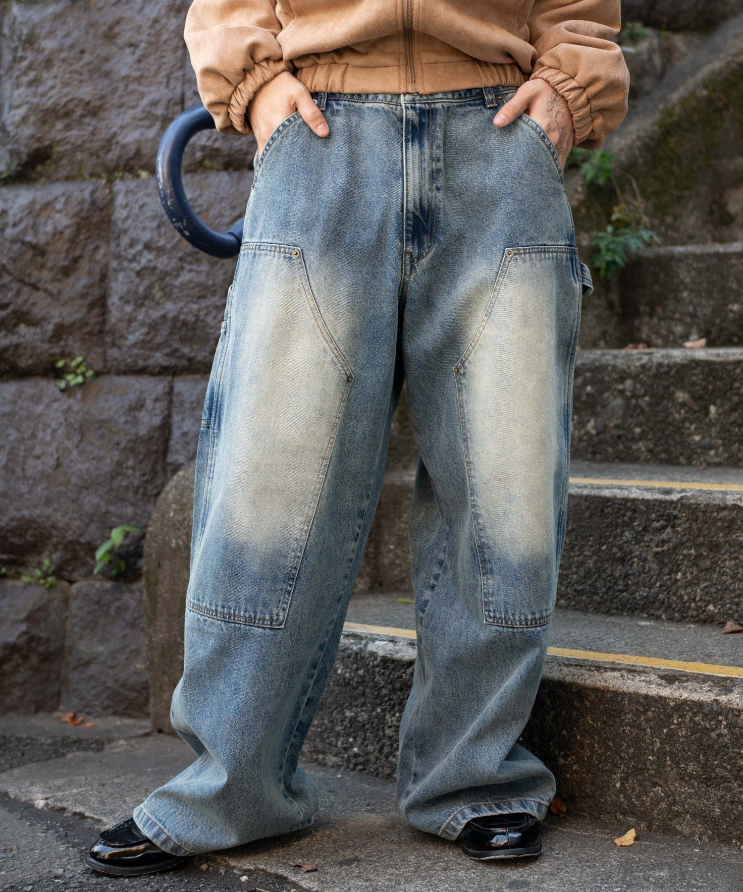ワーカーズダブルニーデニムパンツ - Image 23