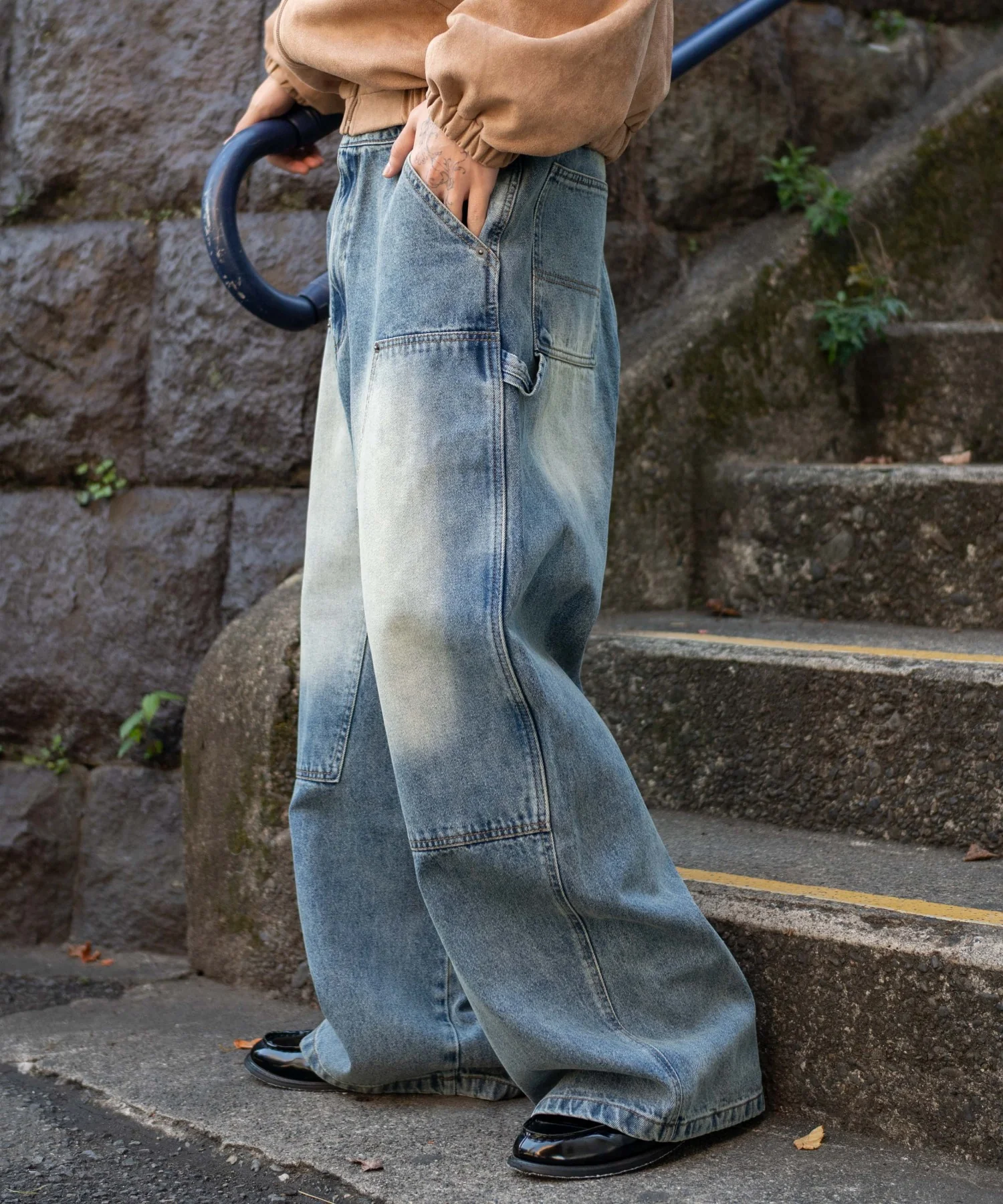 ワーカーズダブルニーデニムパンツ - Image 25