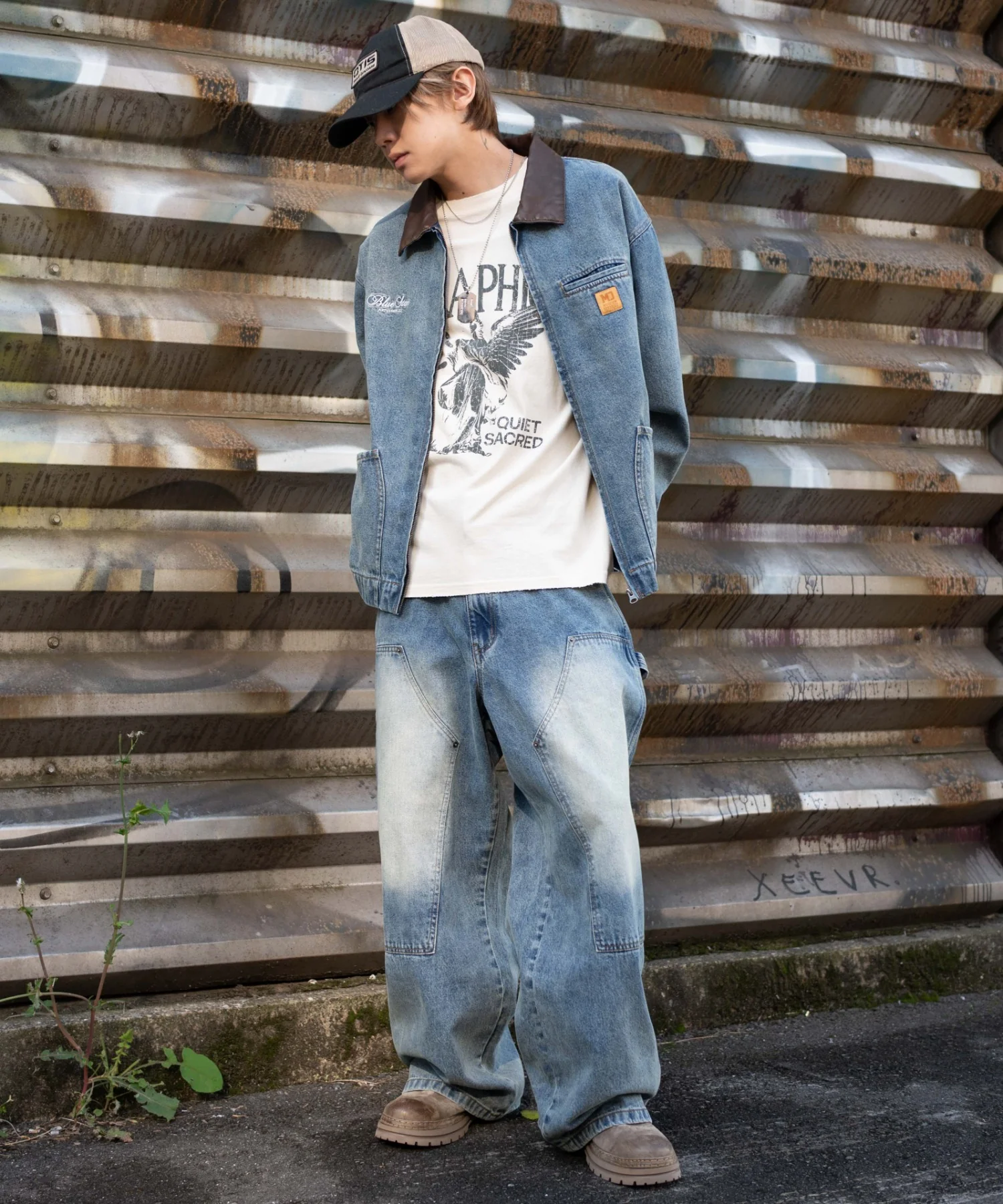 ワーカーズダブルニーデニムパンツ - Image 32