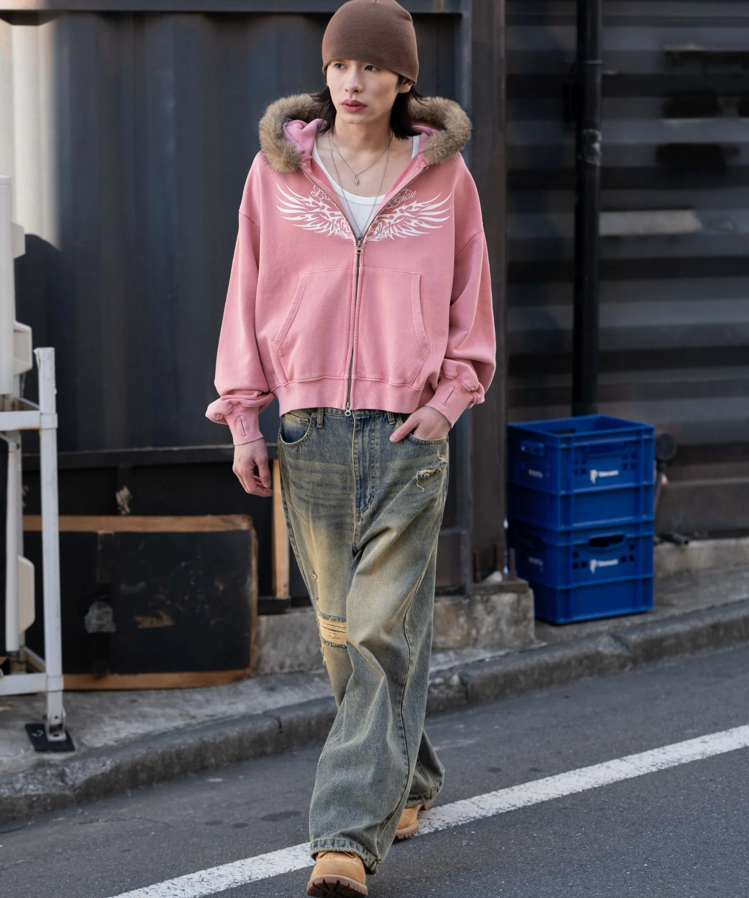 ブリーチファーグラフィックZIPパーカー - Image 3