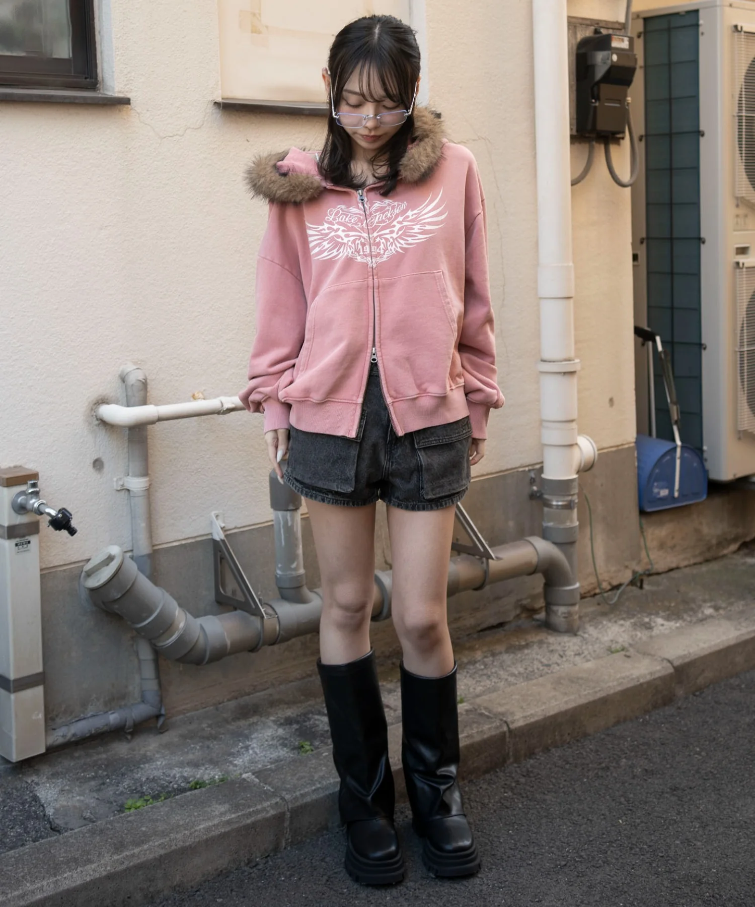 ブリーチファーグラフィックZIPパーカー - Image 4