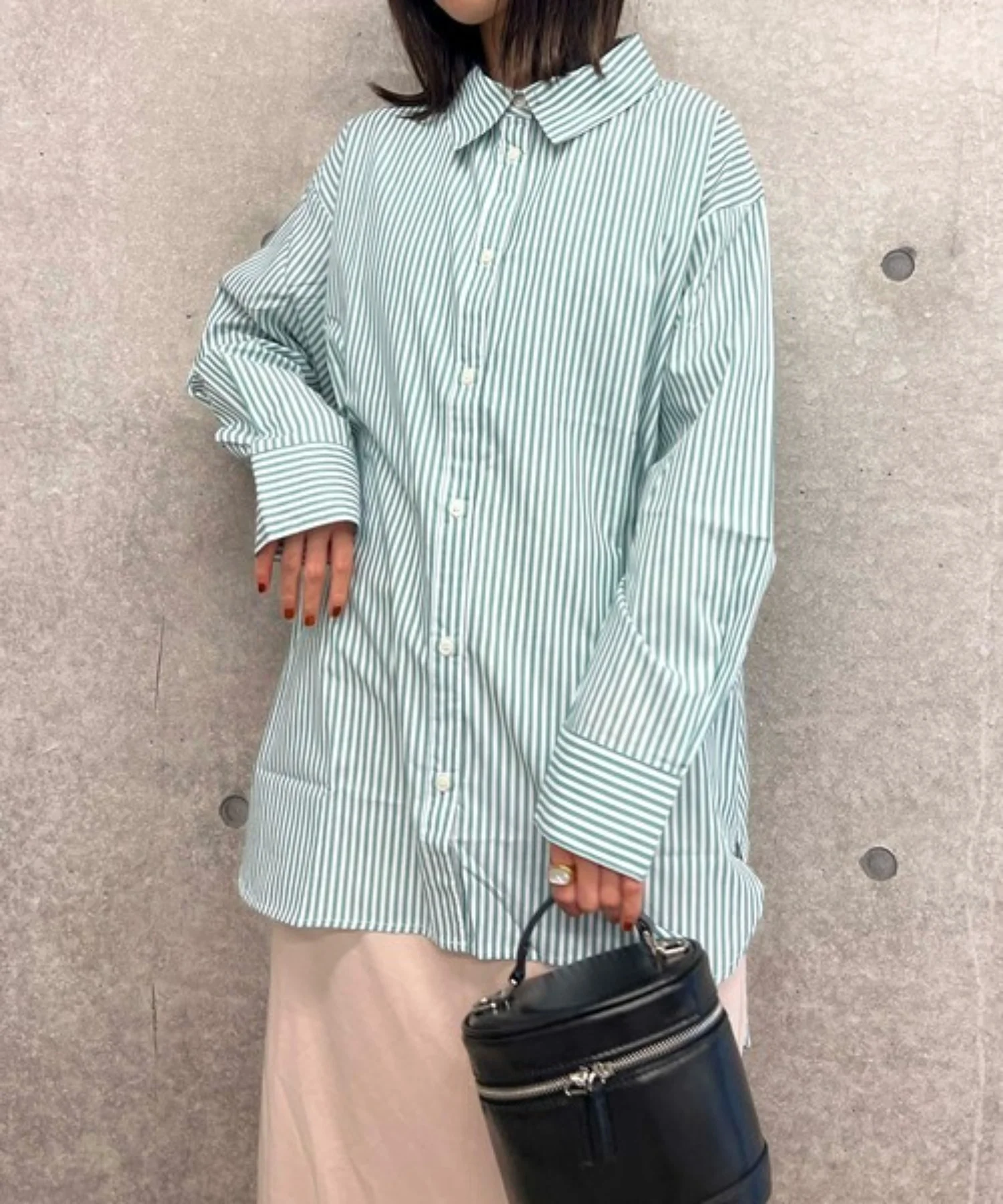 カラーストライプBIGシャツ - Image 9